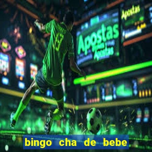 bingo cha de bebe cartelas para imprimir